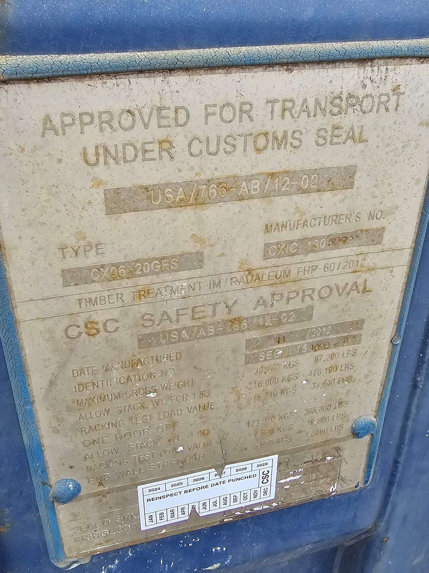 Sødygtig 20 fods container