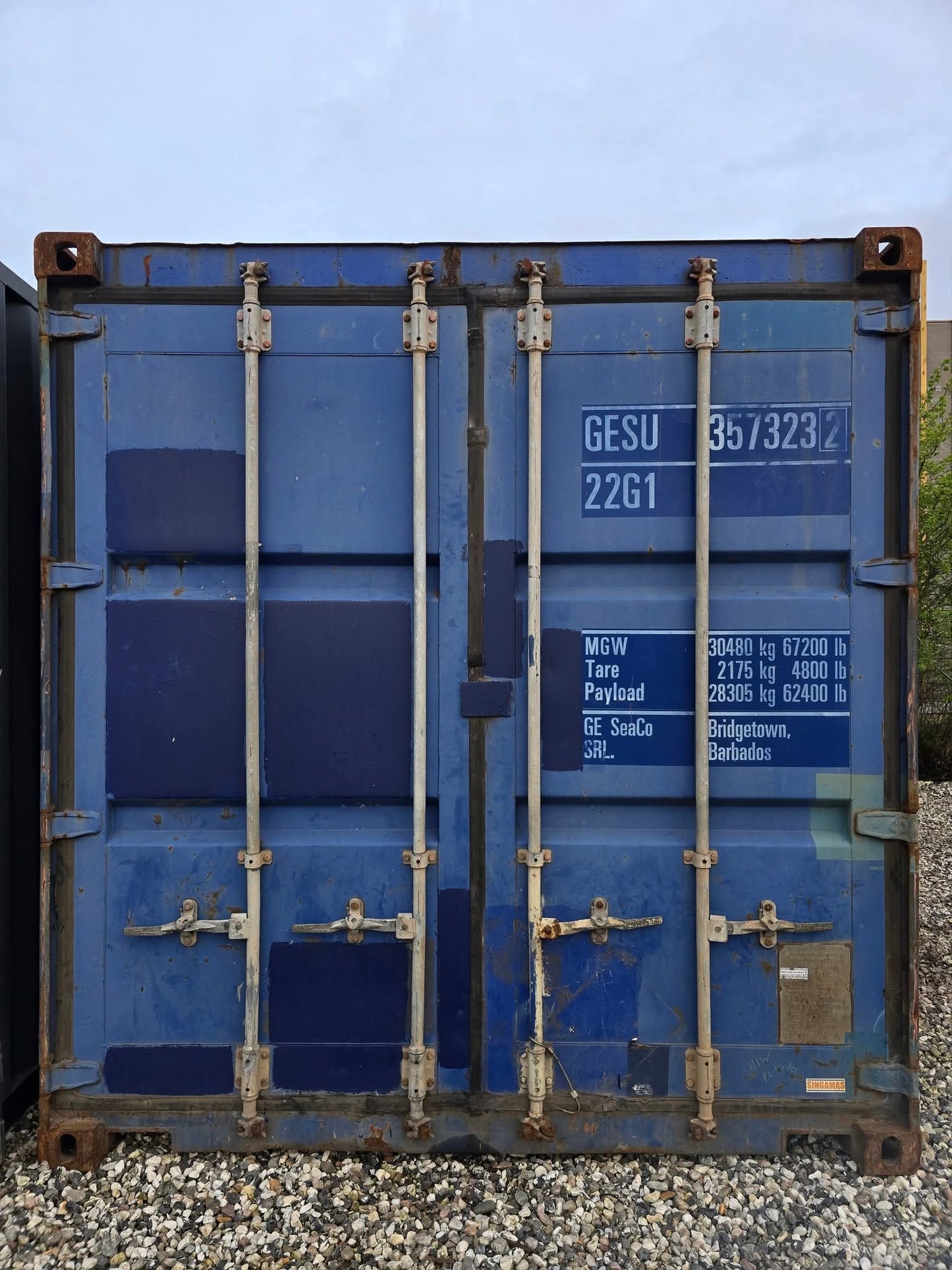 Sødygtig 20 fods container