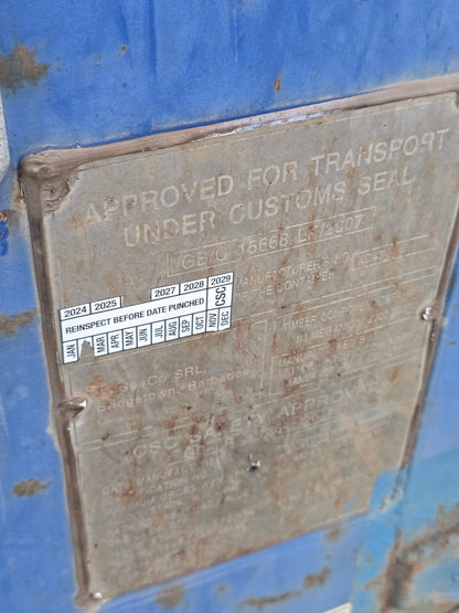 Sødygtig 20 fods container