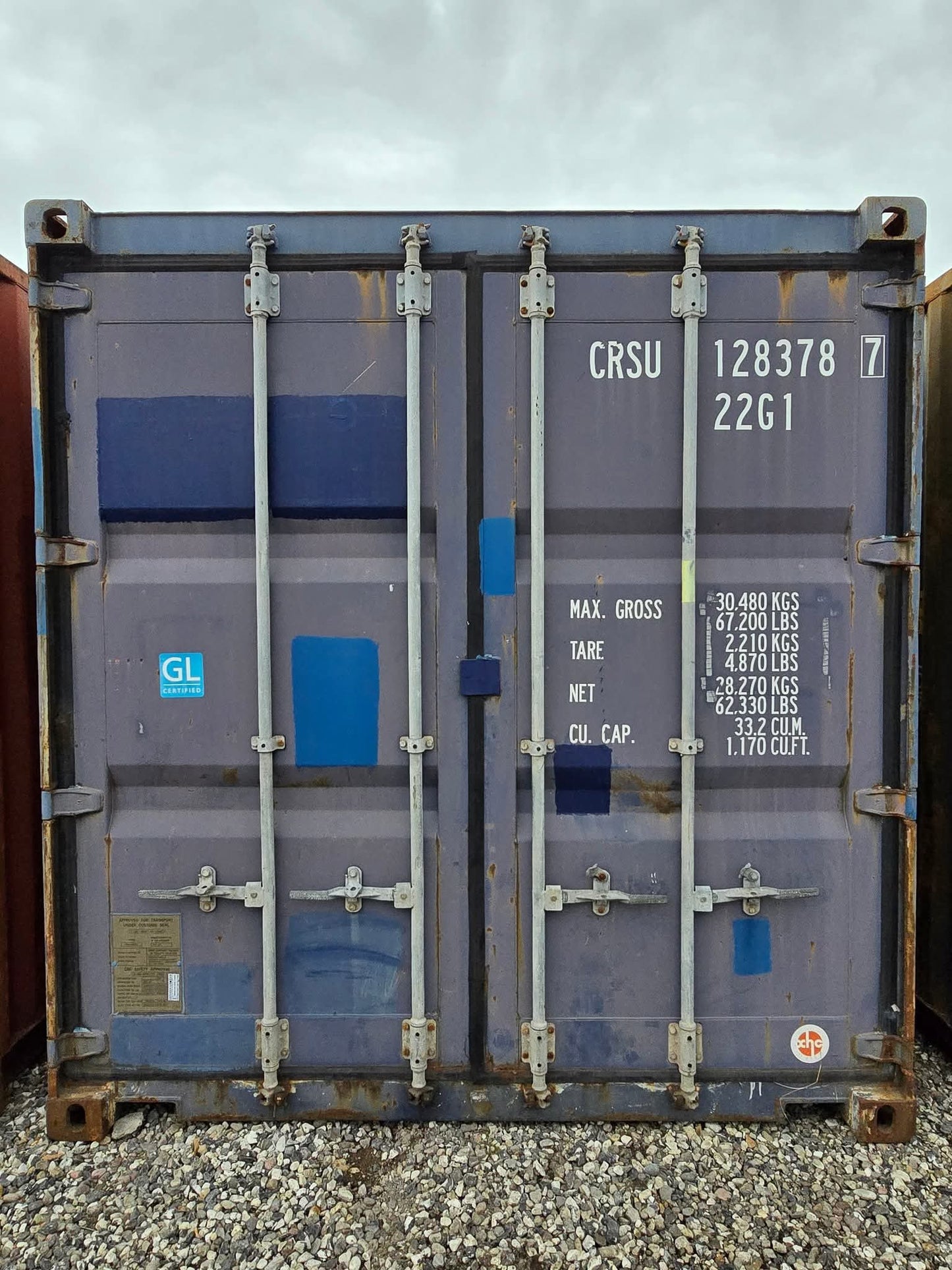 Sødygtig 20 fods container
