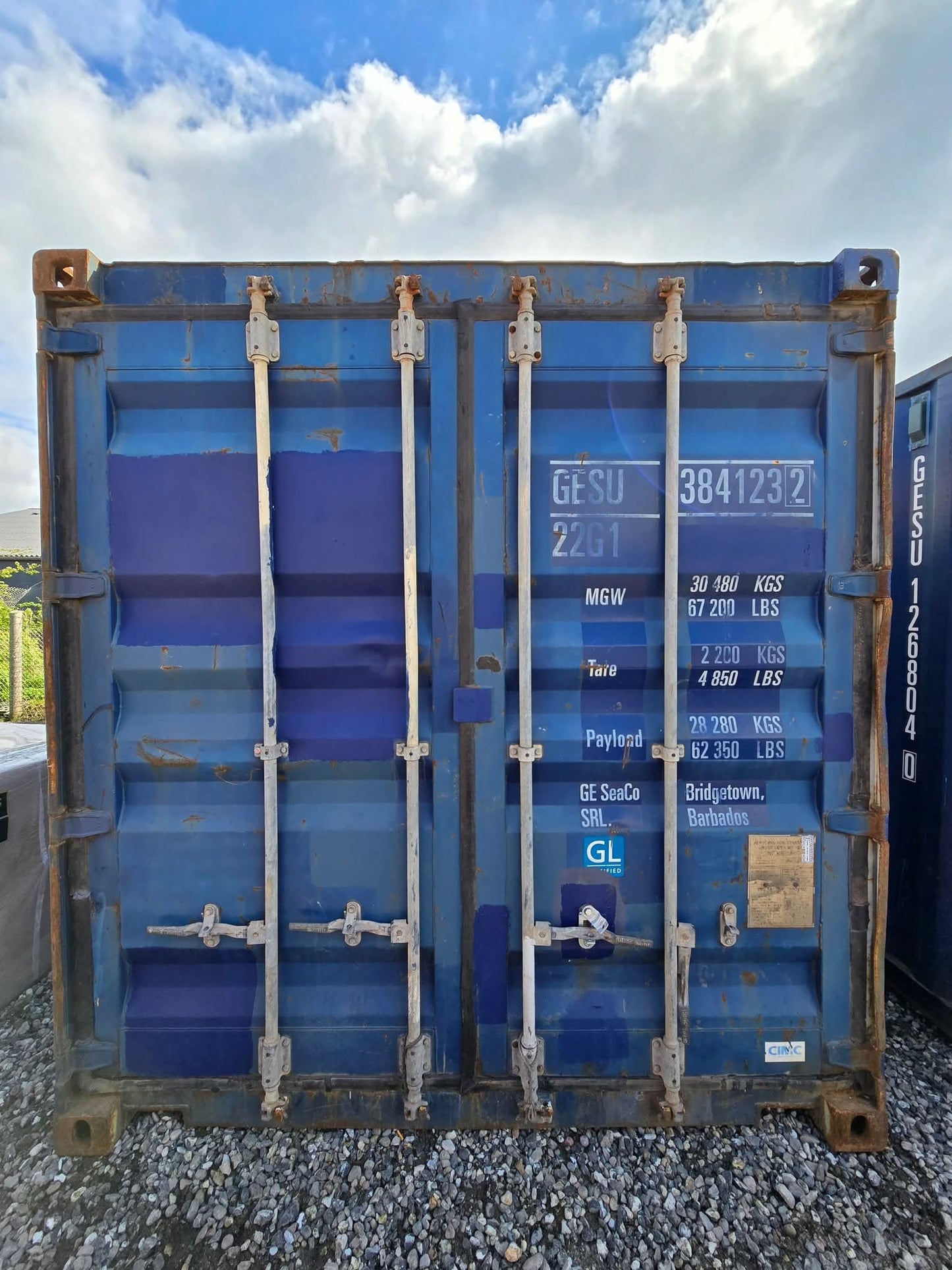 Sødygtig 20 fods container