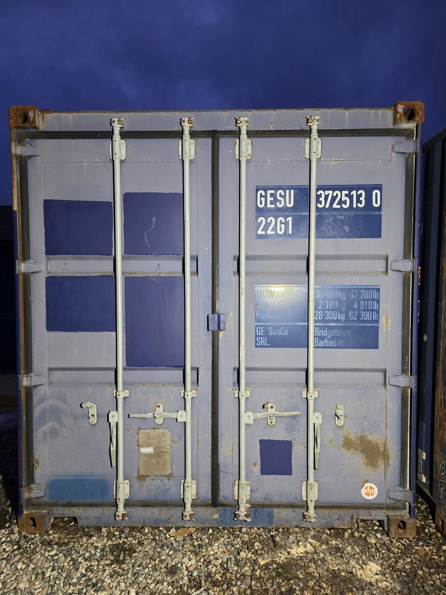 Isoleret 20 fods container