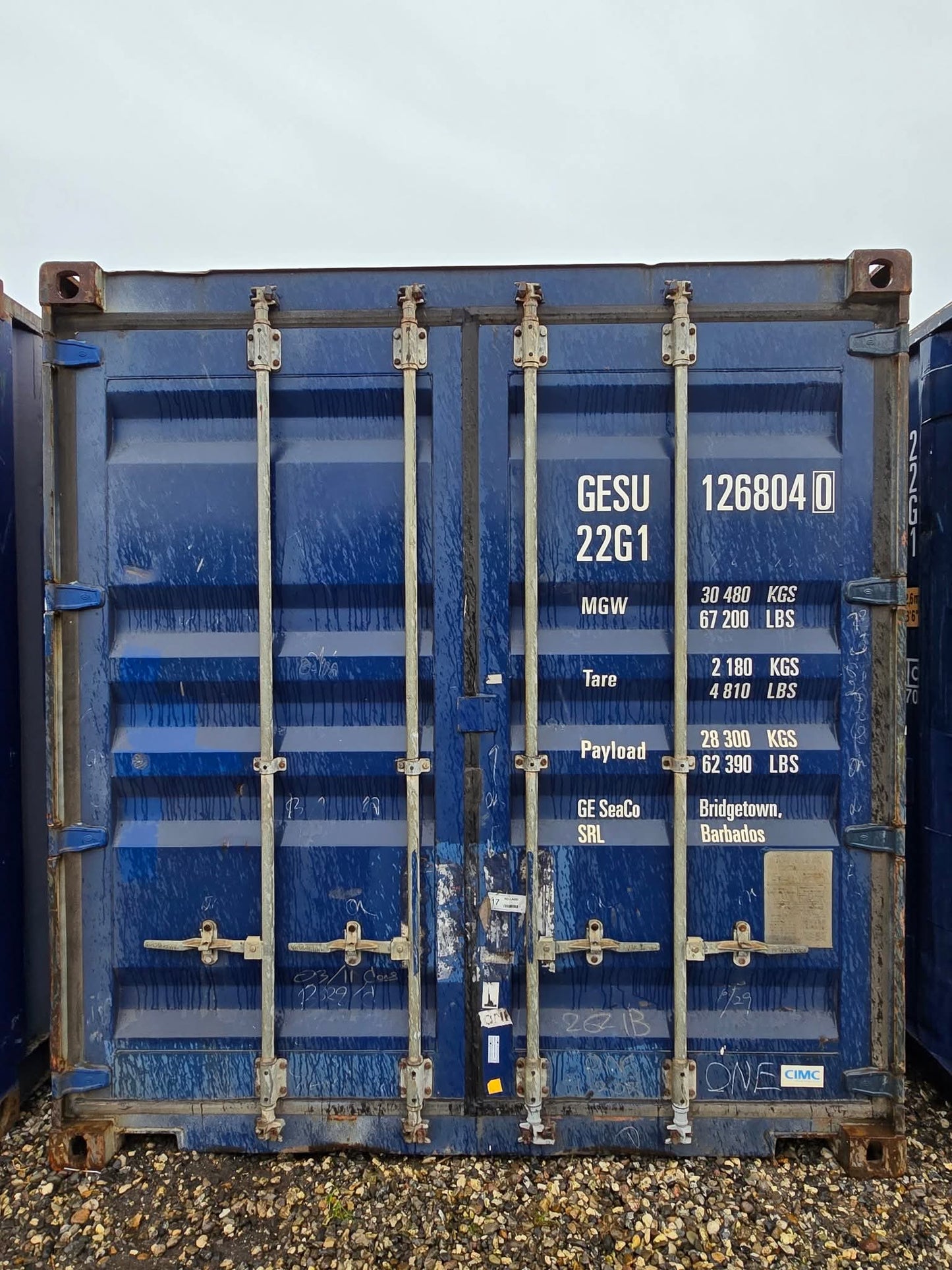 Sødygtig 20 fods container