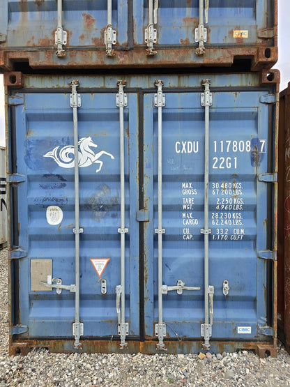Isoleret 20 fods container