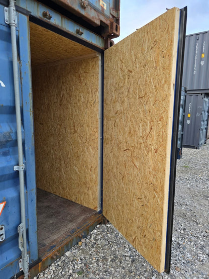 Isoleret 20 fods container