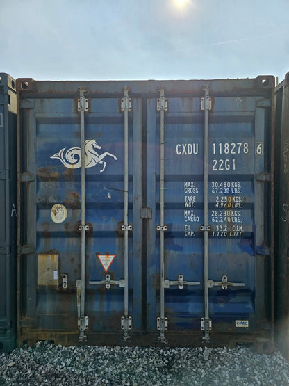 Isoleret 20 fods container
