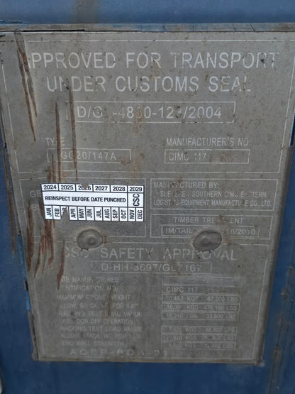 Sødygtig 20 fods container