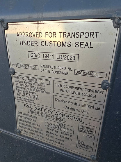 Ny 20 fods container