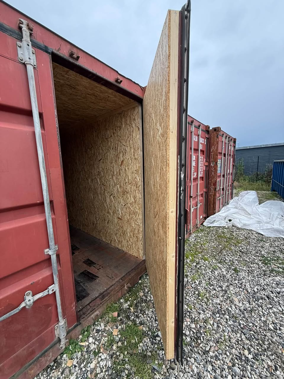Isolerede 20 fods container
