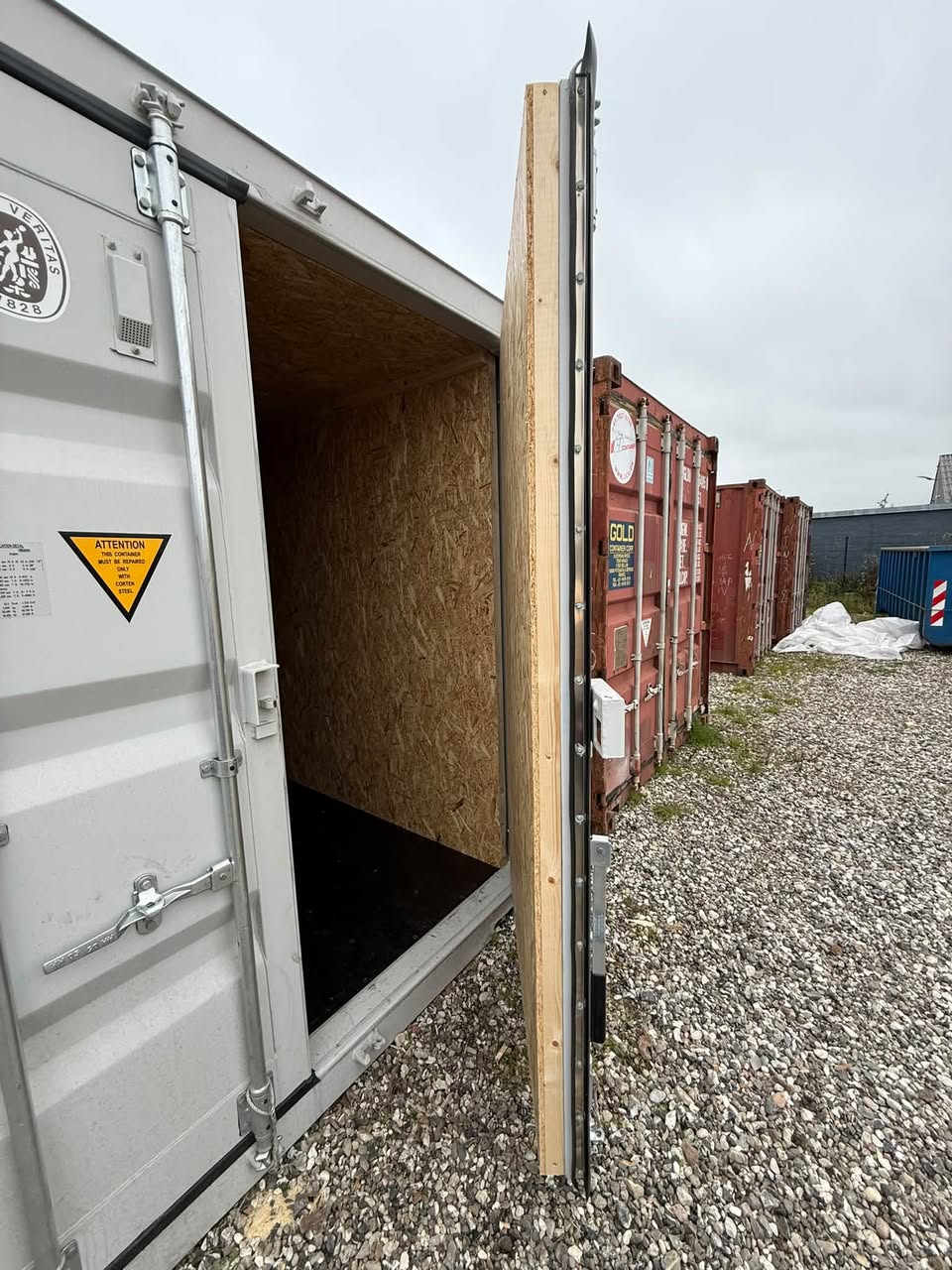 Isolerede 20 fods container