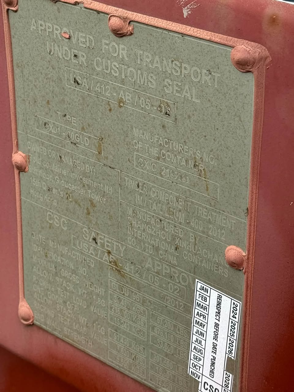 Sødygtig 20 fods container