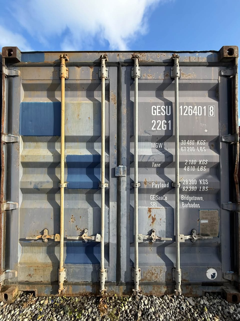 Sødygtig 20 fods container