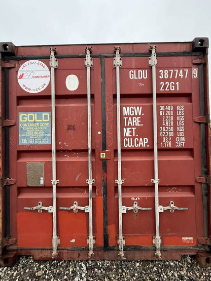 Sødygtig 20 fods container