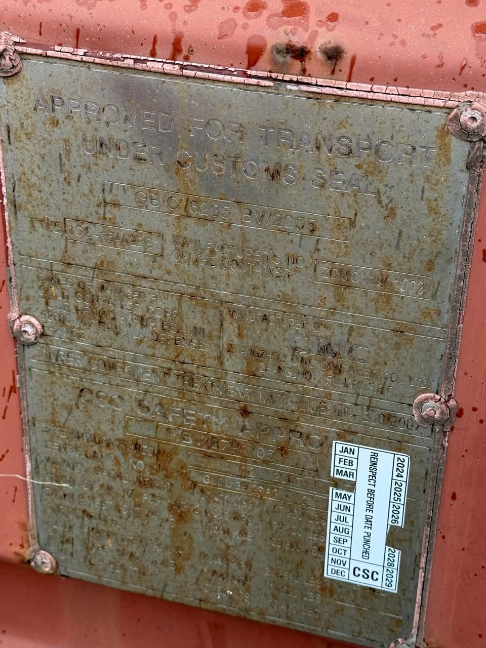 Sødygtig 20 fods container